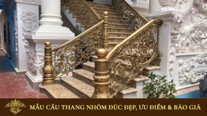 Cầu thang nhôm đúc