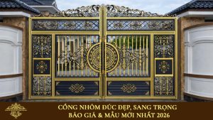 Cổng nhôm đúc