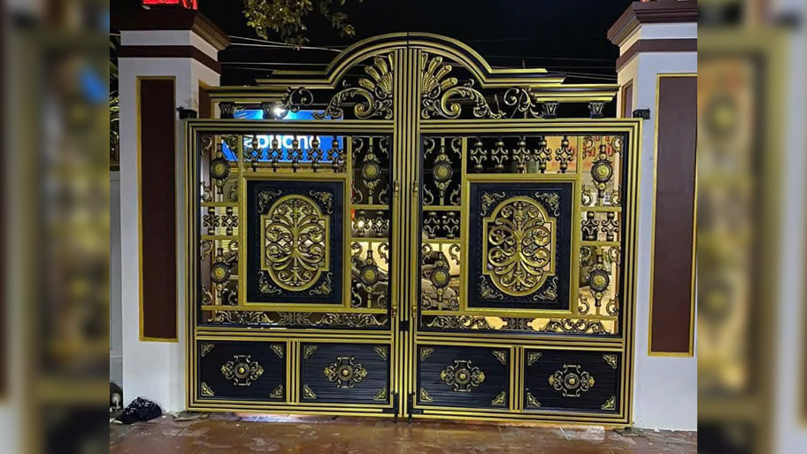 Cổng nhôm đúc đẹp