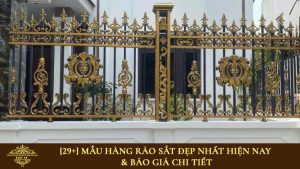 Hàng rào sắt đẹp