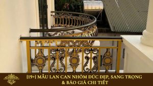 Lan can nhôm đúc