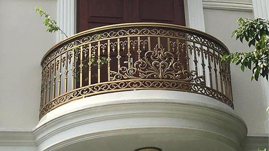 Mẫu lan can kiểu thiết kế vòm