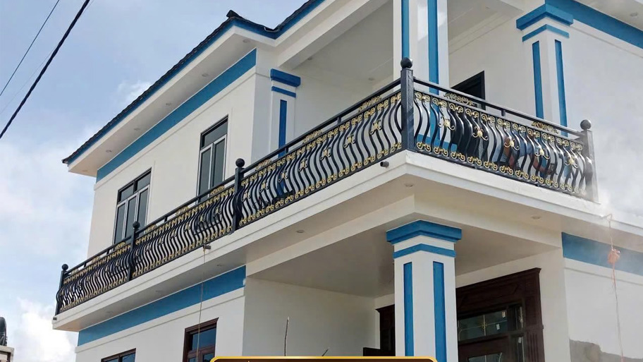 Mẫu lan can nhôm đúc đẹp