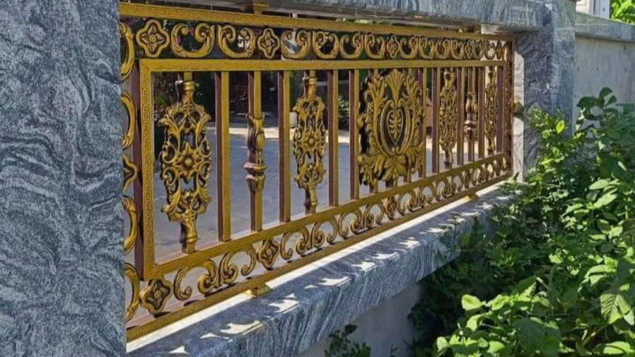 Sử dụng hàng rào nhôm đúc trong villa