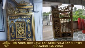 1m2 nhôm đúc nặng bao nhiêu