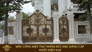 Cổng biệt thự nhôm đúc