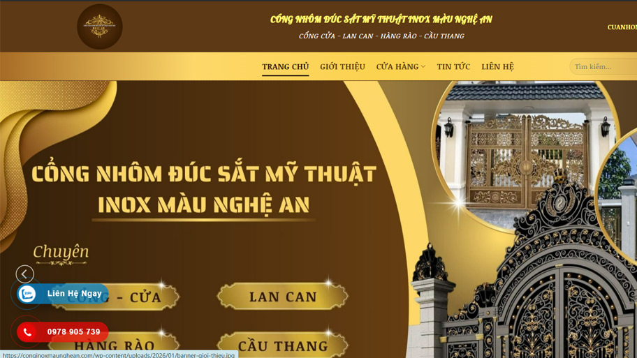 Công nhôm đúc Nghệ An