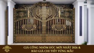 Giá cổng nhôm đúc
