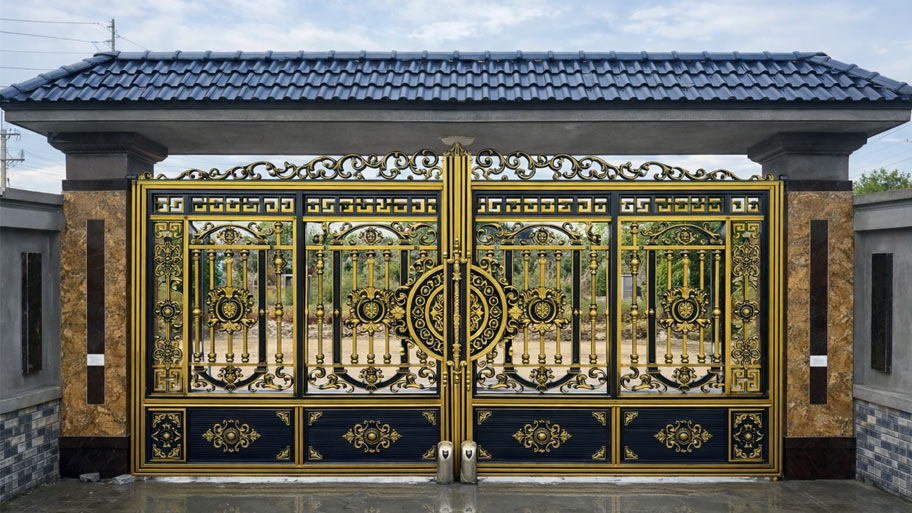 Giá tham khảo cổng nhôm đúc 4 cánh