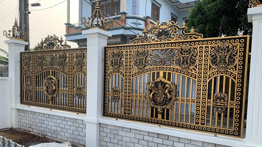 Hàng rào nhôm đúc và sắt