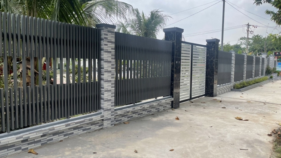 Hàng rào sắt đẹp chống trộm