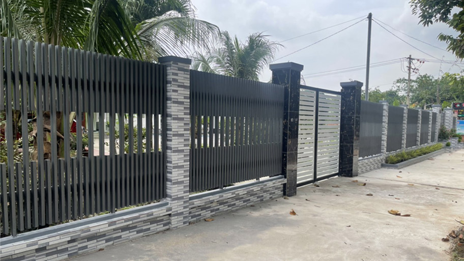 Hàng rào sắt hộp chống gỉ