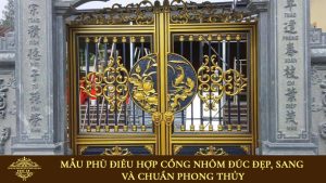 Mẫu phù điêu hợp cổng nhôm đúc