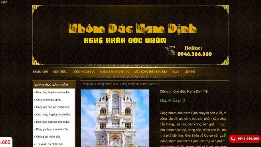 Nhôm đúc Nam Định